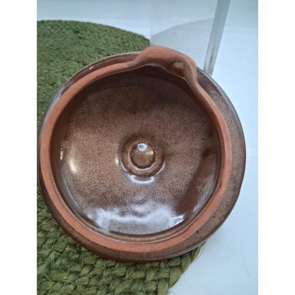 Vintage Frankoma Brown Ceramic Teapot With Lid - Picture 4 of 7